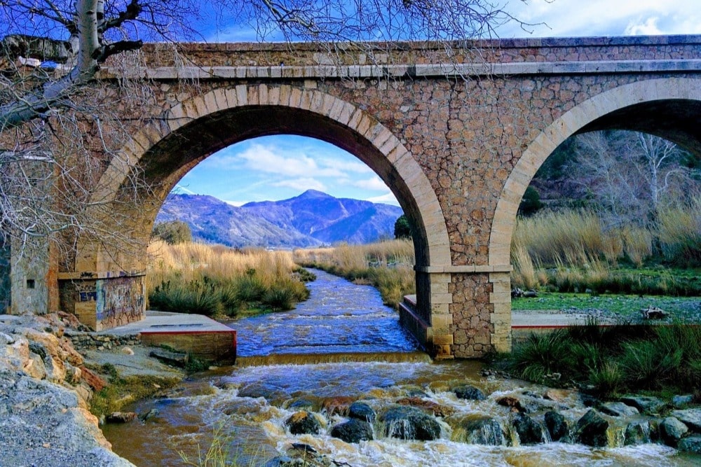 Rivier Guadalfeo, in Orgiva