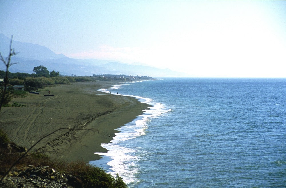 Nudist beach of Almayate (Malaga)