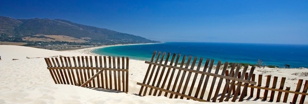 Playa de Bolonia en Tarifa (Cádiz)