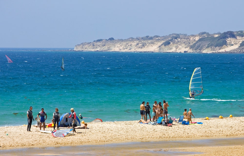 Watersports at Bolonia beach