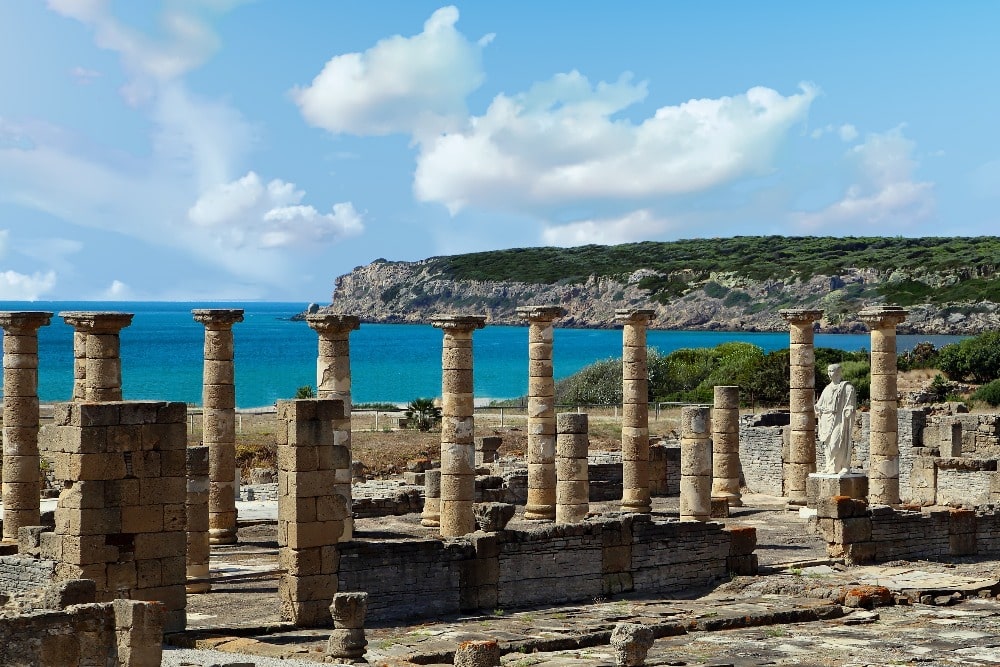 Ruines de Baelo Claudia dans la plage de Bolonia (Tarifa)