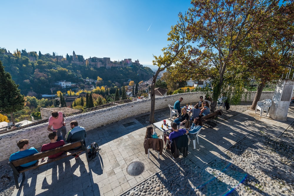 Visit Granada in April - Mirador de San Nicolás