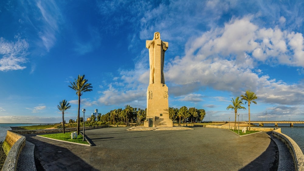 Monument to Columbus in Huelva