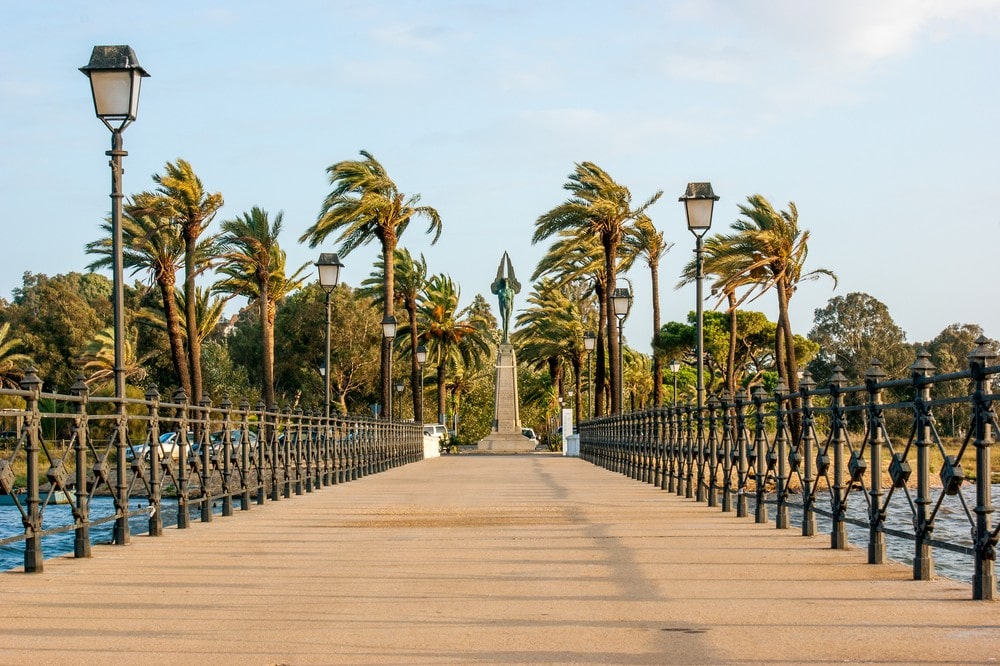 Monument to Plus Ultra at the Muelle de la Reina, in Palos de la Frontera 