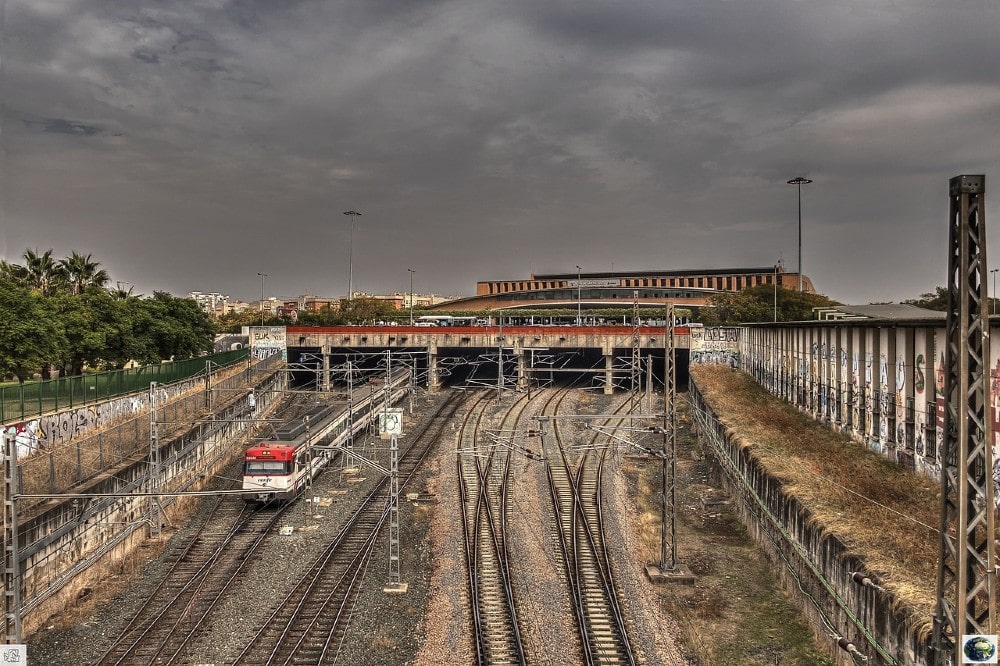 Parkeren in de buurt van Santa Justa treinstation, in Sevilla