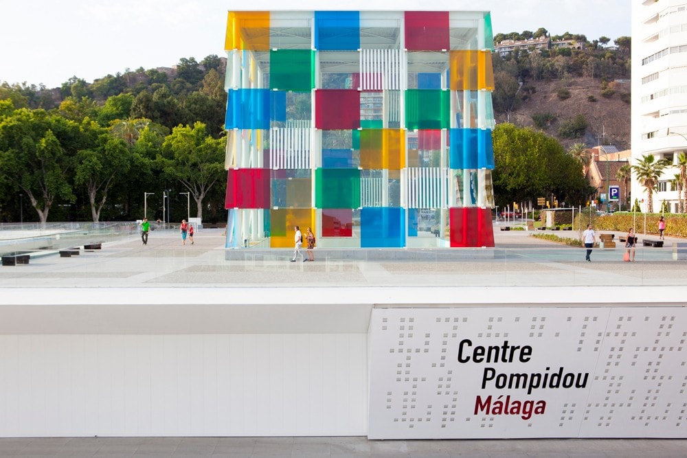 El Museo Pompidou en Málaga ciudad