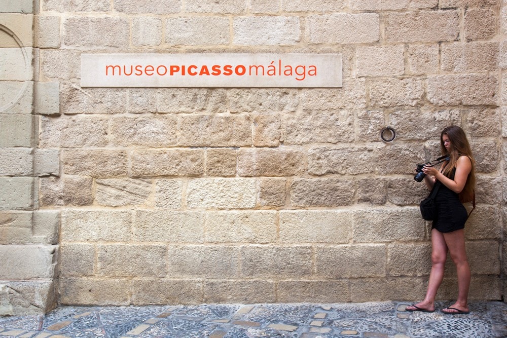 Exterior del Museo Picasso en Málaga ciudad
