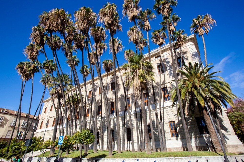 Palacio de la Aduana in Malaga city