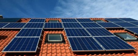 La energía verde en casa. placas solares