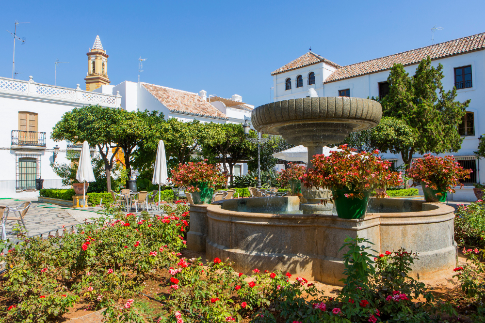Plaza de las flores de Estepona
